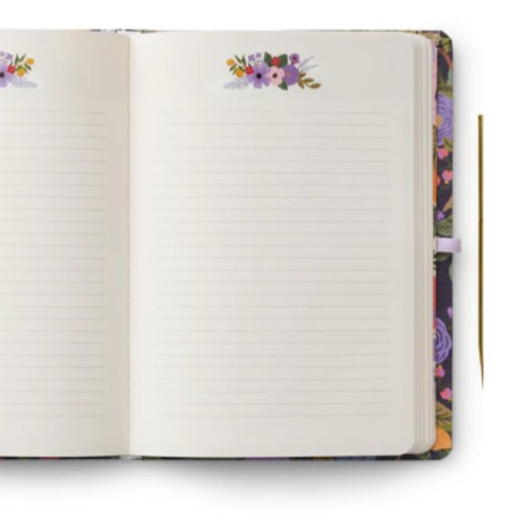 NEW - Rifle Paper Co Journal with Pen (Violet Garden Party) - Picture 4 of 6